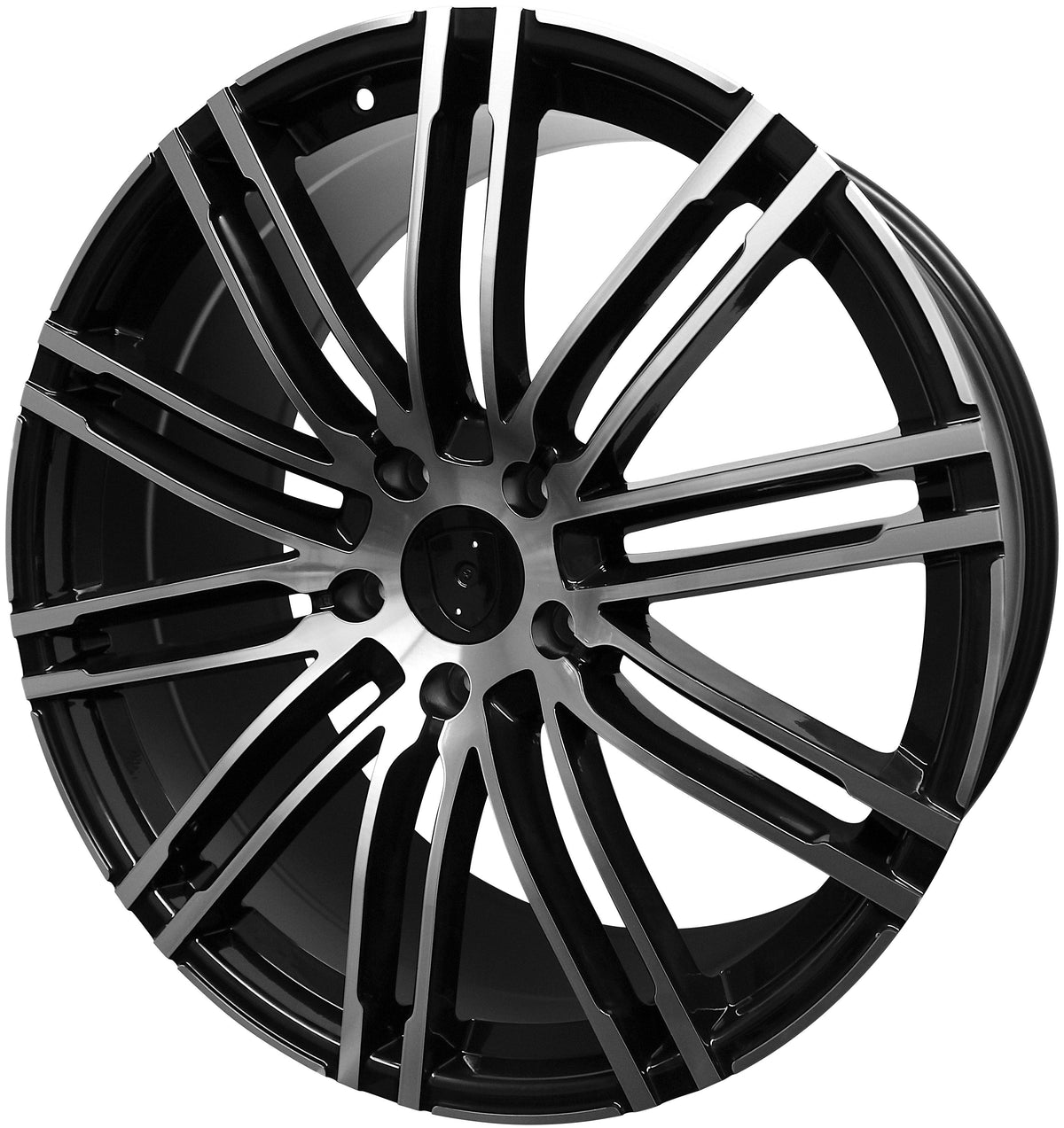 20 Inch Rims Fits Porsche Cayenne Turbo S GTS Base Machined Black Wheels