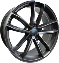 19 Inch Wheels Audi S Line Q2 Q3 Q5 S4 S5 S6 A4 A5 A6 A7 Gunmetal Rims S5 Style