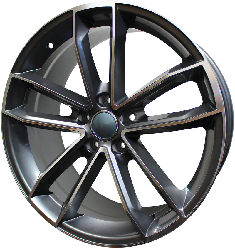 19 Inch Wheels Audi S Line Q2 Q3 Q5 S4 S5 S6 A4 A5 A6 A7 Gunmetal Rims S5 Style