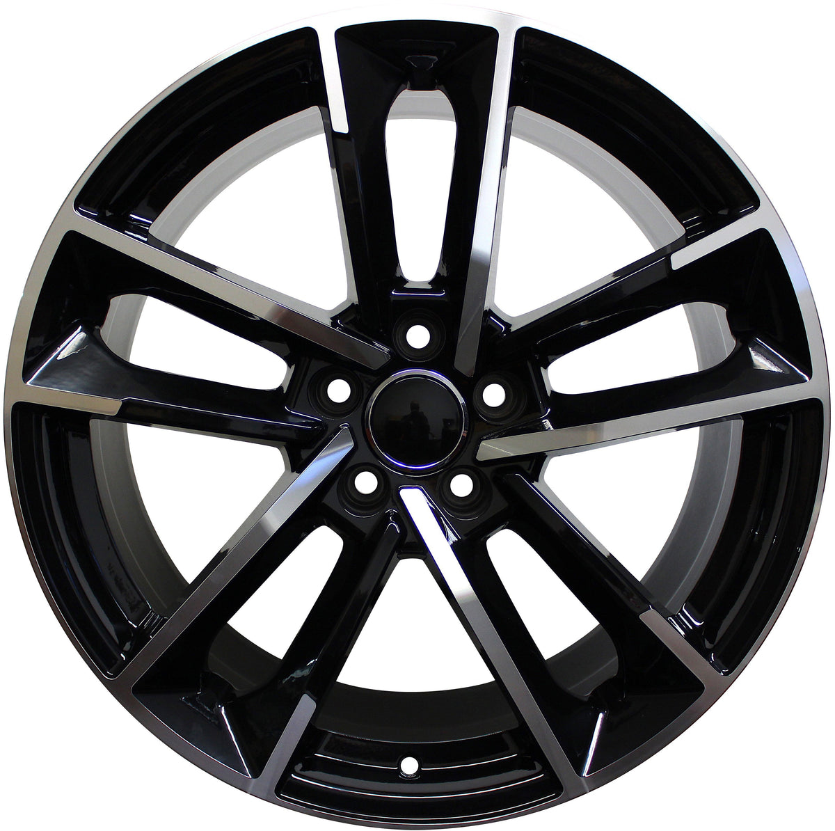 19 Inch Wheels Audi S Line Q2 Q3 Q5 S4 S5 S6 A4 A5 A6 A7 Black Machined Rims S5 Style