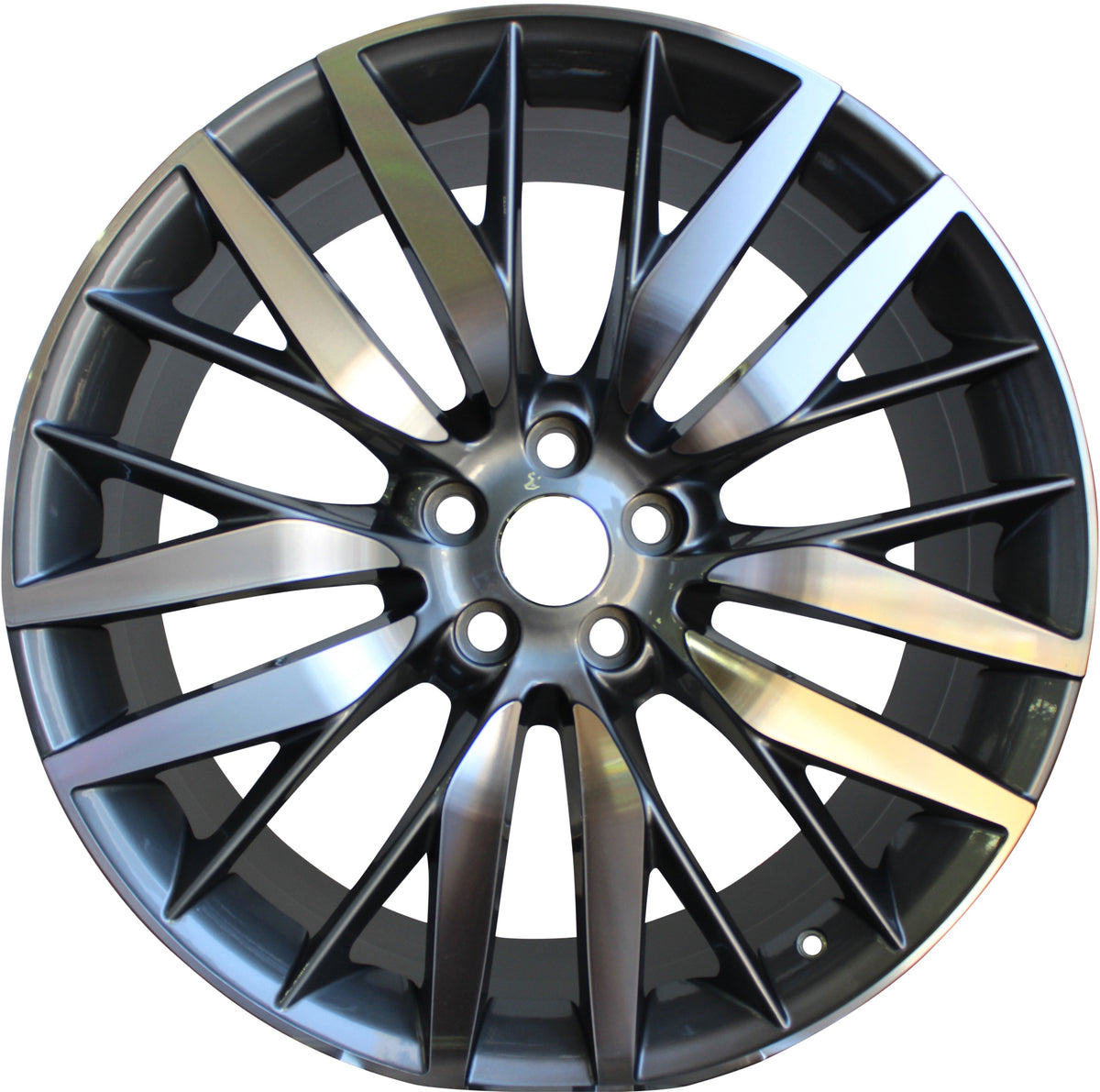 22 Inch Rims Range Rover Autobiography Style Sport LR3 LR4 & HSE Wheels Gun Metal Machined Face