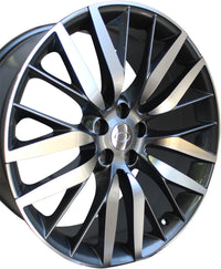 22 Inch Rims Range Rover Autobiography Style Sport LR3 LR4 & HSE Wheels Gun Metal Machined Face