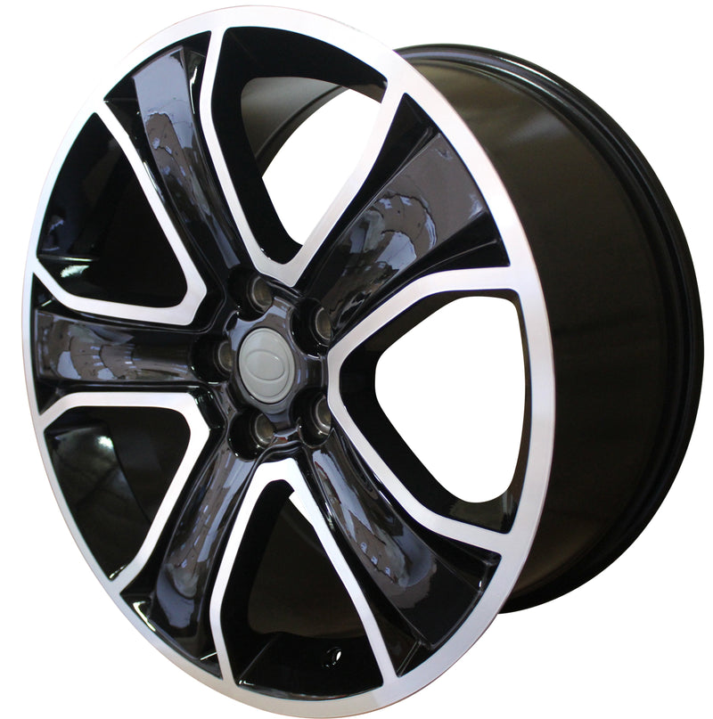20 Inch Rims Fits Range Rover Sport HSE LR3 LR4 Manchester Black Wheels