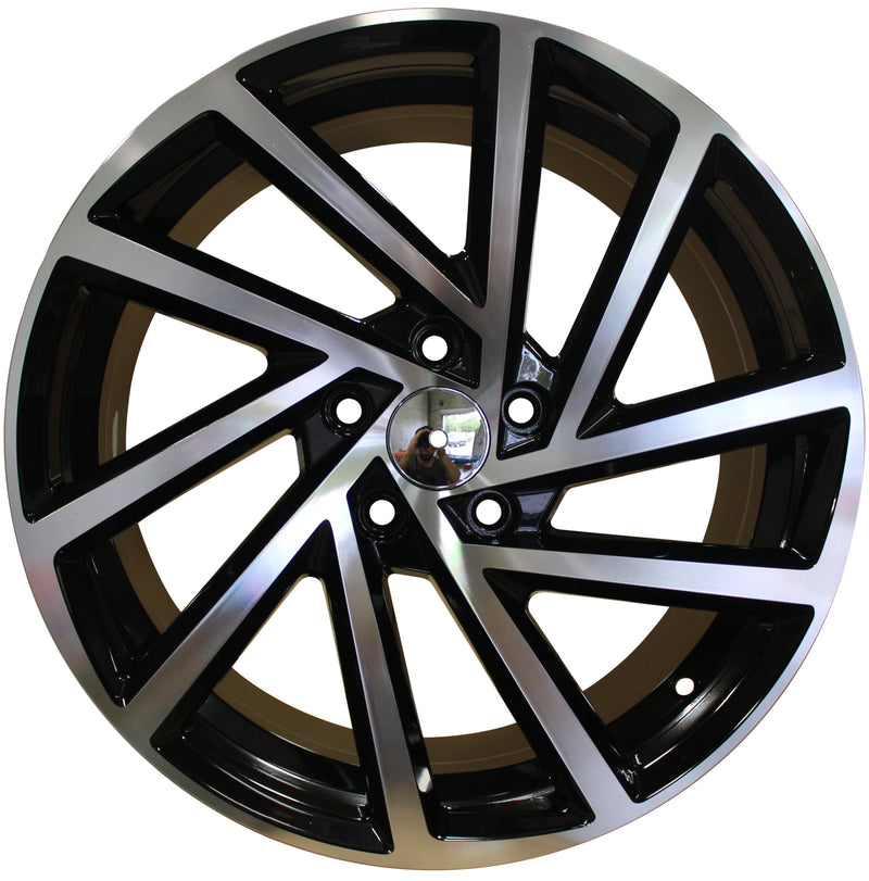 Golf Detroit Rims 18 Inch Rims Fits Volkswagen VW Golf GTI Jetta Passat 5X112 R32 Detroi ...