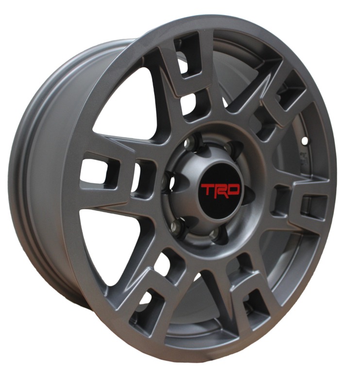 17 Inch Toyota TRD PRO Style Rims Fit 4Runner FJ Cruiser Tacoma SEMA Gunmetal Wheels