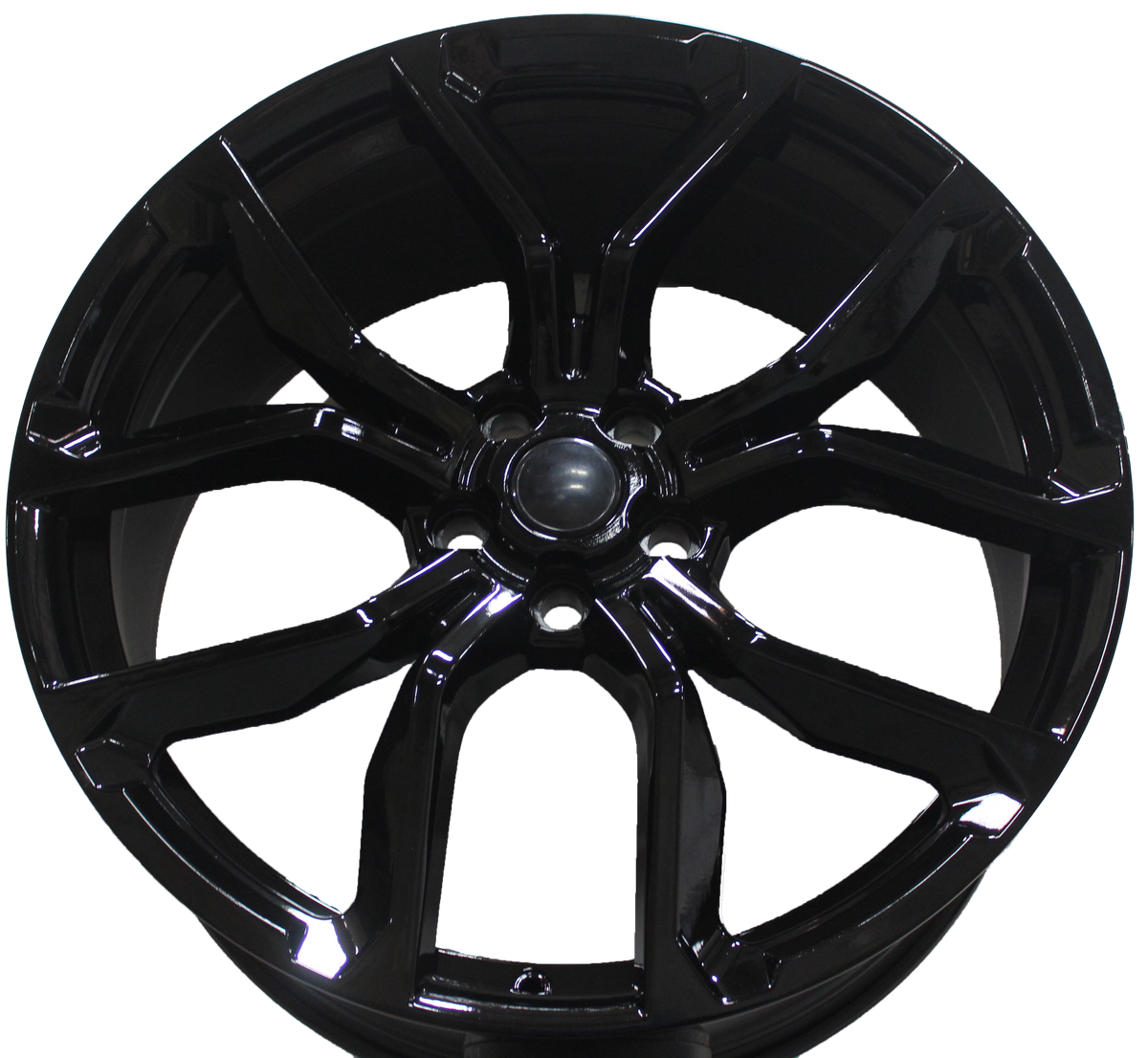22 Inch Rims Range Rover Sport SVR Style Gloss Black Wheels