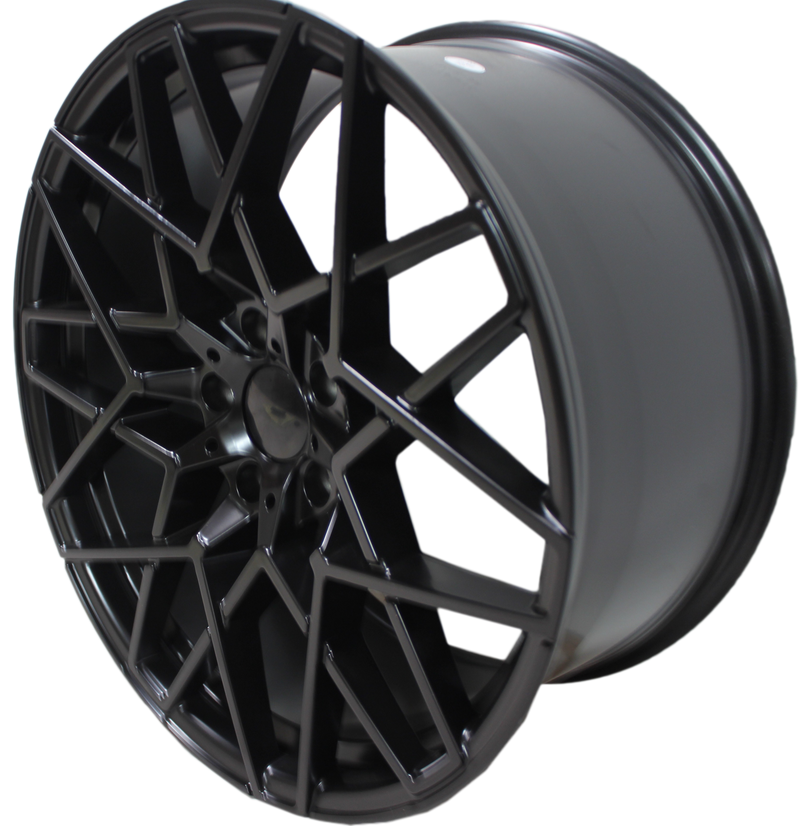 20 Inch Rims M8 Style Fit BMW 3 4 5 6 Series M Sport Staggered Black Wheels