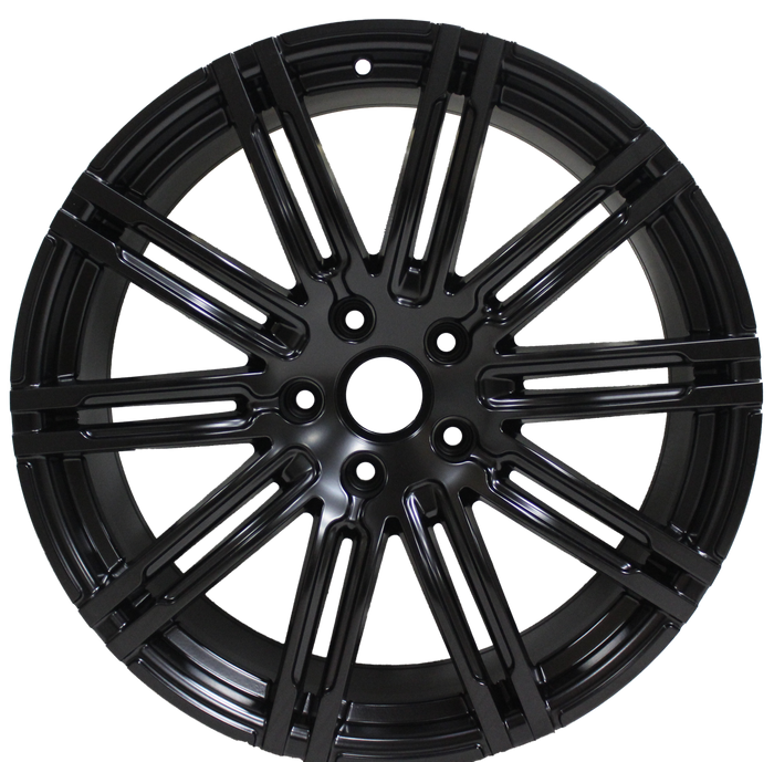 22 Inch Rims Fits Porsche Cayenne Turbo S GTS Base 2019 Satin Black Wheels