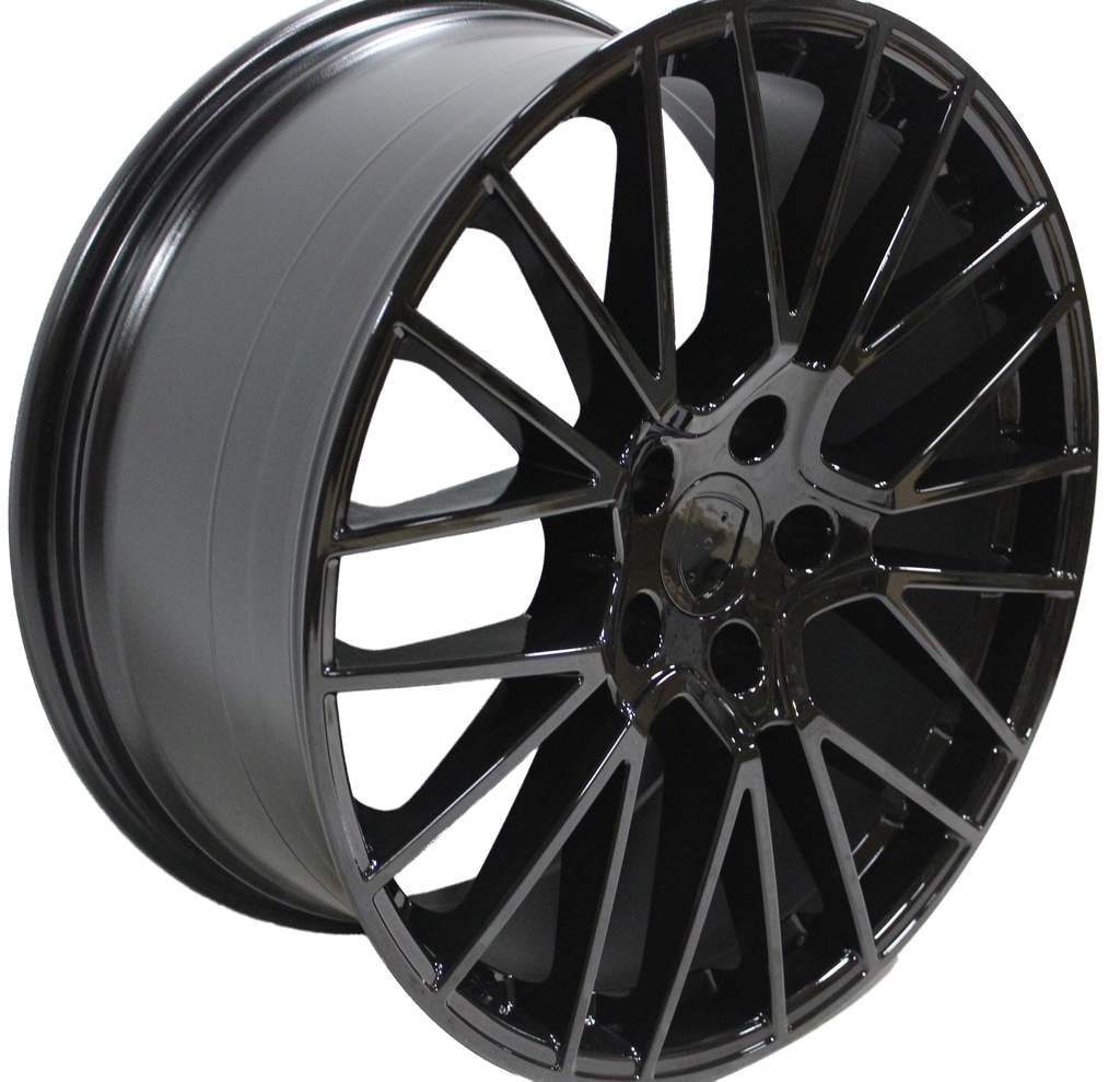 21 Inch Staggered Rims Fits Porsche Cayenne Turbo S GTS Base 2019 Glos ...