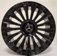 22 Inch Rims Fit Mercedes S600 S580 S560 S500 S550 S63 S400 S450 S350 S Class Maybach Style Gloss Wheels
