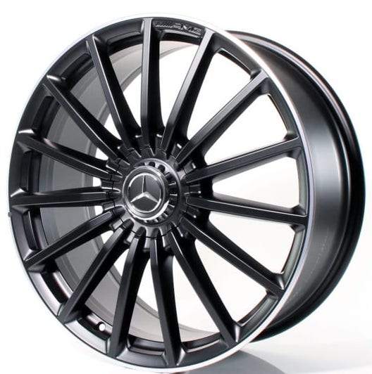 20 Inch Staggered Rims Fit Mercedes S580 S560 S65 S63 S550 S500 Gloss Black Wheels