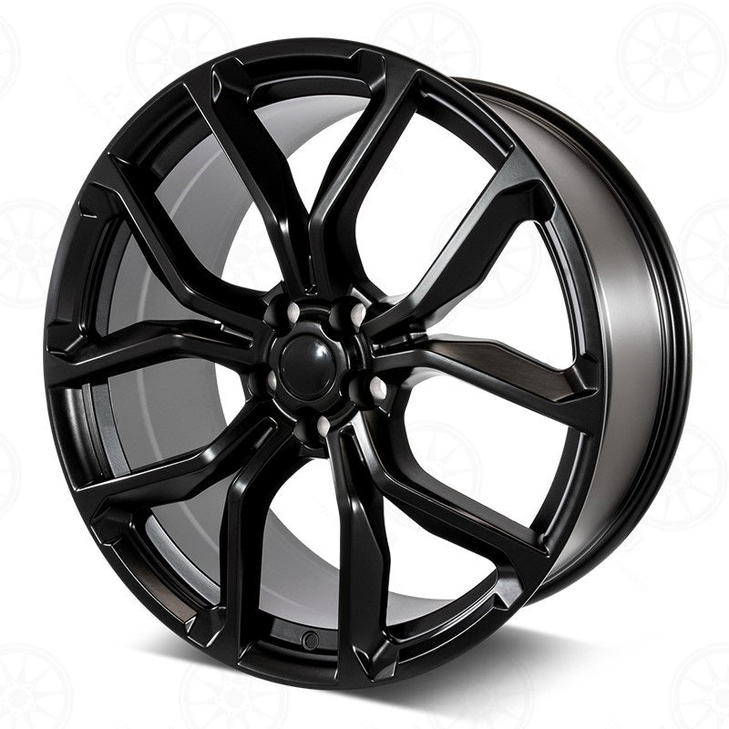 24 Inch Rims fit Range Rover Sport / Full Size HSE SVR Style Satin Black Wheels