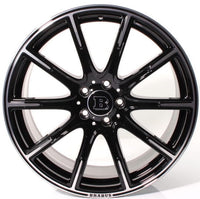 24 Inch Mercedes G Wagon G550 Rims G Class G65 G63 G55 G500 Brabus Platinum Style Wheels Gloss Black